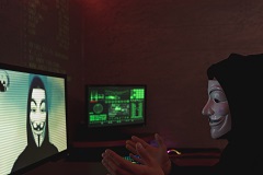 Cyber Security and Protection: Security Breach illustration Cyber Security and Protection: Security Breach illustration